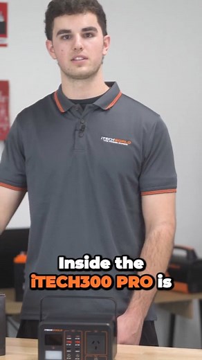 The compact power station that has it all. The iTECH300 PRO packs a punch with a 25Ah lithium battery and 300 watt inverter, which you can access via 9 outlets (AC, USB-PD, and 12v). 🔋 Perfect for keeping your mobile workstation powered up when you're away from your desk. 🌞 Recharge via mains (pass-thru charging enabled), 12v or solar. Add in a 100W solar blanket to keep it topped up while you work during the day. #remotework #powersolution #mobilepower | iTechworld