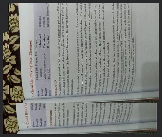 Chand Bibi Playing Polo (Chaugan)Name : Chand Bibi Playing Po... | Filo