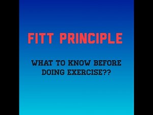 FITT PRINCIPLE