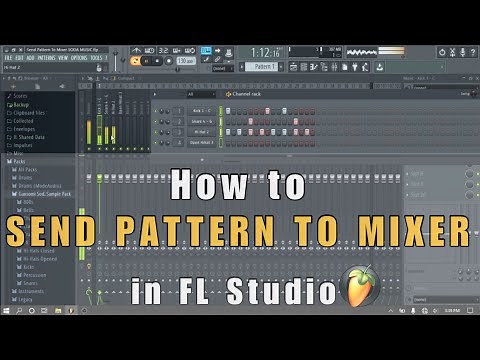 How to Send Pattern to Mixer in FL Studio for Beginners Practice