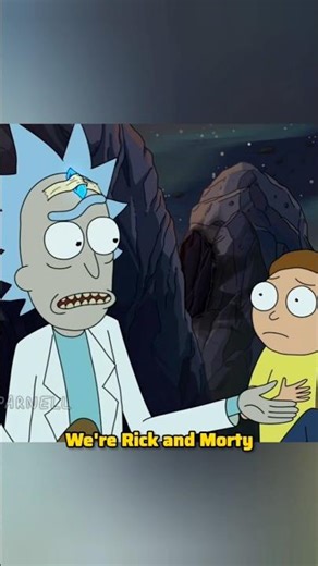 We're Rick and Morty | #RickAndMorty #cartoon #viral #funny #ricksanchez #youtubeshorts #shorts