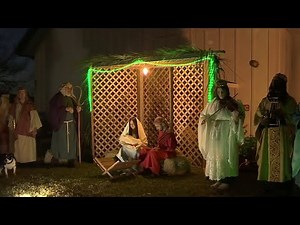 Jacksonville church holds live nativity scene with real animals