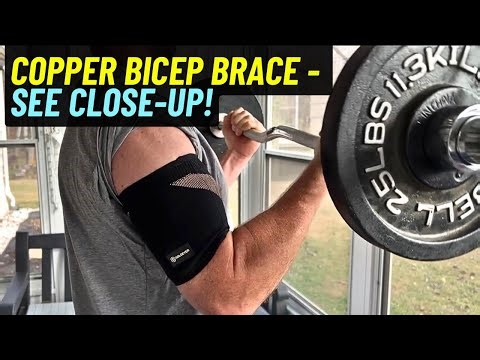 Soloever Copper Bicep Brace Review: Sizing Tips + Real Workout Test (Bicep Tendonitis Relief)