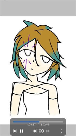 OC :name syelle first time using ibis paint!! any advice to improve my art would be 😃 #art #oc