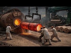 From Molten Steel to Massive Rollers | Extreme Factory Manufacturing Process
