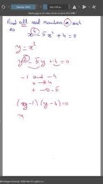 “Quartic Equation? Solve It in 60 Seconds With This Trick!”