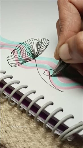 Easy page border✨#pageborder #simpleart #easyborderdesigns #easydrawing #quickart #ytshorts #foryou