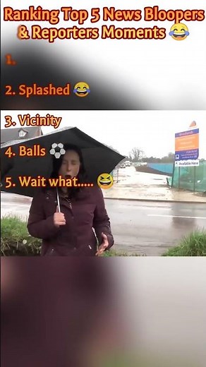 Ranking the funniest news bloopers & reporters 😂 002