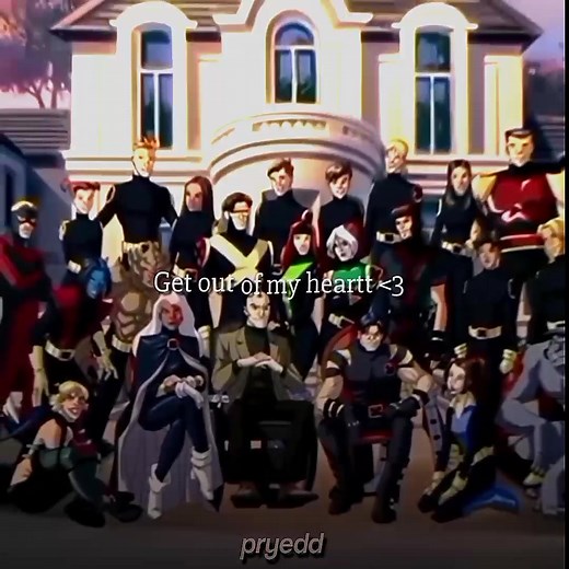 X-Men Evolution Characters: Logan, Jean Grey, Magneto, Charles Xavier