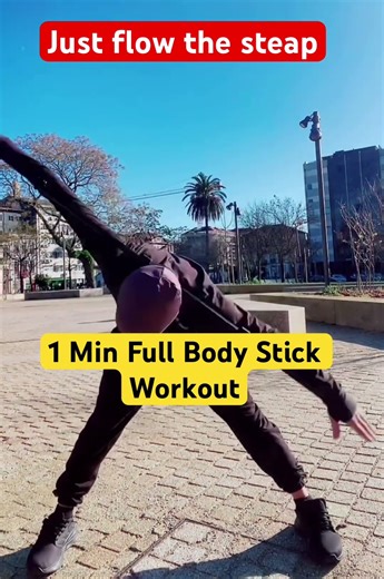 `🥇 1 Min Full Body STICK Workout (Complete Recap!) #ytshorts_
