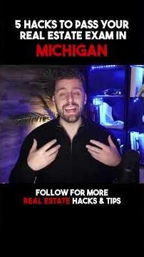 How to Pass the Michigan Real Estate Exam (5 Tips)