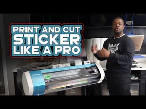 Print and Cut Stickers Like A Professional (Unboxing the Roland BN20A)
