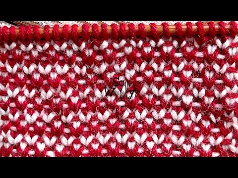 How to knit the Half Linen stitch (easy and fun to knit - 4 rows only!) - So Woolly