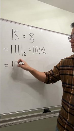 let's do binary multiplication! #base2 #數學