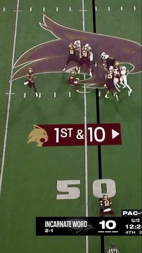 Gavin Parkhurst Connects with La’Keyleon Graves for 1st Collegiate Catch & 49-yard Run to End Zone‼️