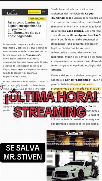 ¿Mr.Stiven al borde de la extinción de dominio?