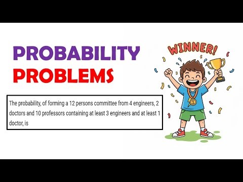 Probability JEE Main PYQs Solved Problem 4 | Important Probability Questions for JEE 2026 | IIT JEE