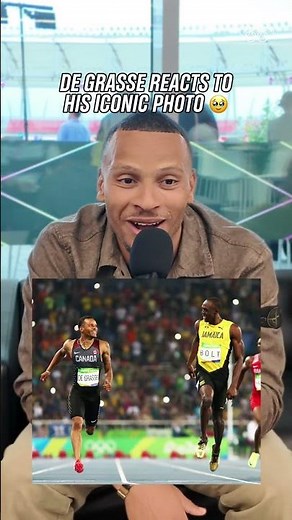 De Grasse made his Olympic debut, won his second medal, and created THIS moment with Bolt.#Olympics