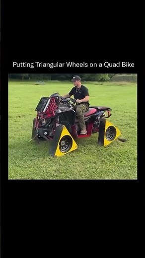 Putting Triangular Wheels on a Quad Bike