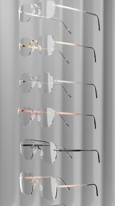 Introducing our most design-forward rimless to date. The Visionary is a homage to distinctive expression and effortless comfort. With its reimagined nose bridge, the collection transforms understatement into unmistakable style. #silhouetteeyewear #empoweryourlightness #visionaryeyewear | Silhouette Eyewear