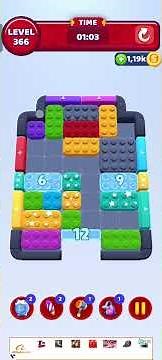 Color Block Jam level 366 solution walkthrough