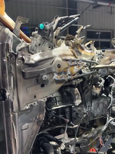 frame machine —body beam straightening #carbodyrepair #carrepair #garageequipment #carrepairtools #autorepair