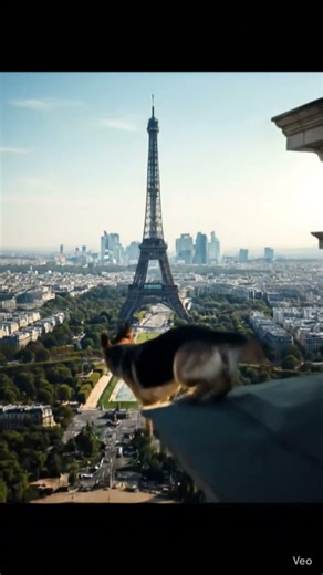 dog jumping off a 50 floor building