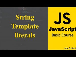 Mind Luster - Learn String template literals in JavaScript | Learn JavaScript
