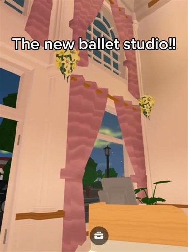 The new ballet studio!! #roblox #bloxburg #fyp #bloxburgcontentcreator