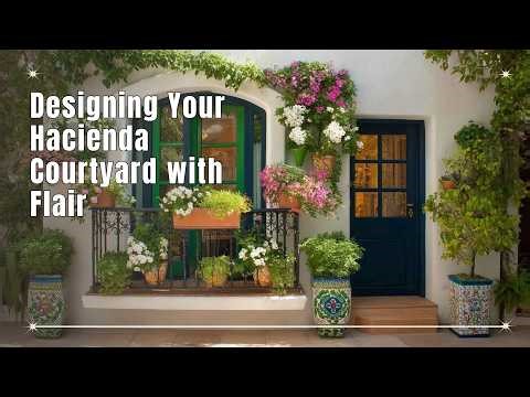 Spanish Style Small Space Gardening 🌻 Designing Your Hacienda Courtyard with Flair