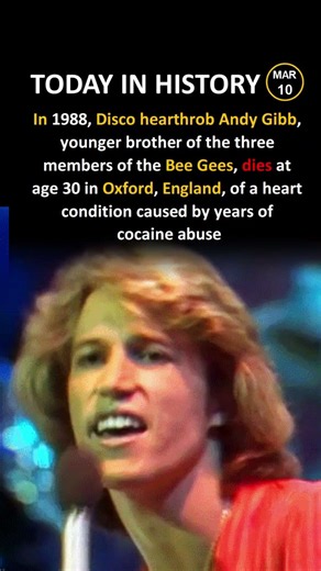 Why Did Andy Gibb Die So Young? #beegees #shorts #history