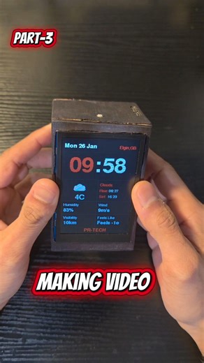 PrudhviRaj TECH on Instagram: "PhotoFrame,Time, Live Weather, Live News Desktop Gadget by PR-TECH #esp32 #arduino #microcontroller #diyprojects #telugu"