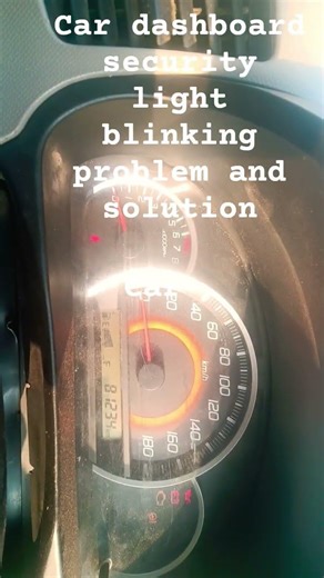 car dashboard security light blinking problem and solution #automotive #ekmotahathig
