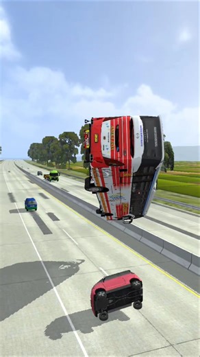 laka maut bus montage 😱#⃣ #bussid #bussidindonesia #ets2 #shorts