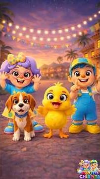 🐥El Pollito Loco Baila Sin Parar😂 #rayitoychispita #músicainfantil #cancionesparaniños #niños