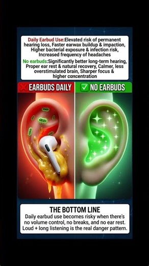 What Happens If You Wear Earbuds Every Day? The Hidden Risks Explained 🚨