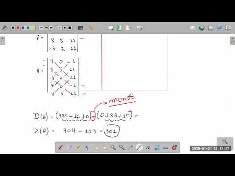 Clase 23 Matrices regla de Sarrus y Cramer