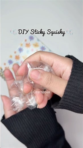 DIY Cute Mini Air Squishy 🫧 #diy #cutediy #diysquishy #diyfidgets #crafts #craft #craftopia