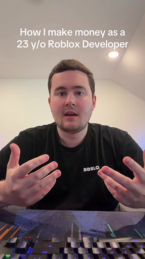 How I make money as a 23 year old Roblox Developer #roblox #robloxdev @Roblox