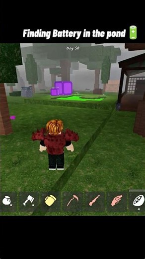 Finding Battery 🔋 #99nightintheforest #roblox