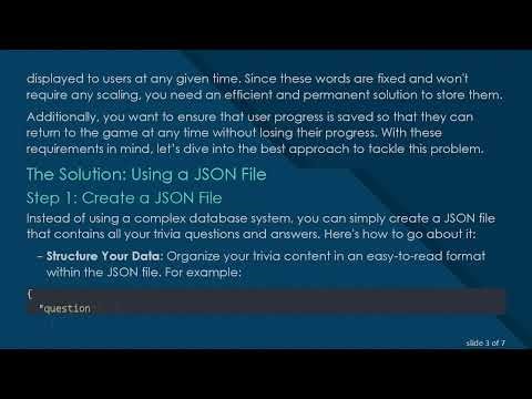 Storing Trivia Questions and Answers in a React/Node App: A Practical Approach