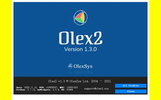 Olex2-1.3的下载安装与配置