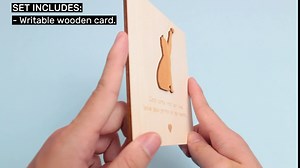 Wooden Cat Memorial Card - Pet Sympathy Card for Cats, Loss Of Cat Sympathy Gift, Bereavement Gifts for Loss Of Pet, Death of Cat Condolences Cards Bulk, Pets Passing Away Remembrance Gift