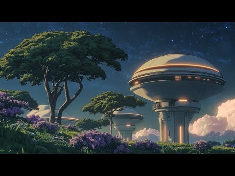 Peaceful Future Landscape | 4K Ambient