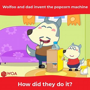 It's such a convenient machine #WOANETWORK | Wolfoo Series