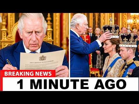 BREAKING: King Charles SHOCKS Entire UK After Signing New Law On Royal Succession
