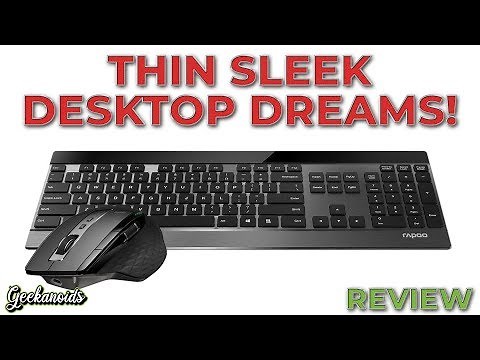 Rapoo 9900M Multi-mode Wireless Keyboard & Mouse Review