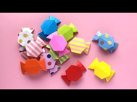 【折り紙】キャンディの作り方