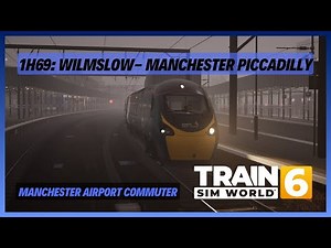 TSW6 | 1H69: Wilmslow- Manchester Piccadilly | Class 390 Pendolino | Manchester Airport Commuter
