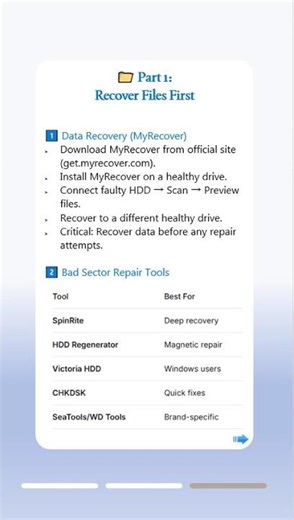 Best HDD Bad Sector Repair Tools (Step-by-Step Fixes & Recover Data Fast)#hhd #driverepairservices